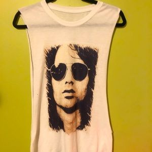 Jim Morrison Cut Off Sleeve Tank - The Doors